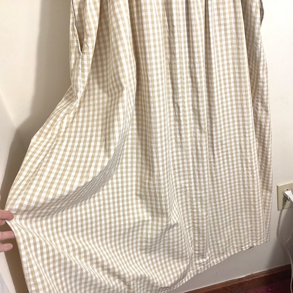 Old Navy Gingham Cotton-Poplin Cami Maxi Swing Dress XL - Picture 7 of 14